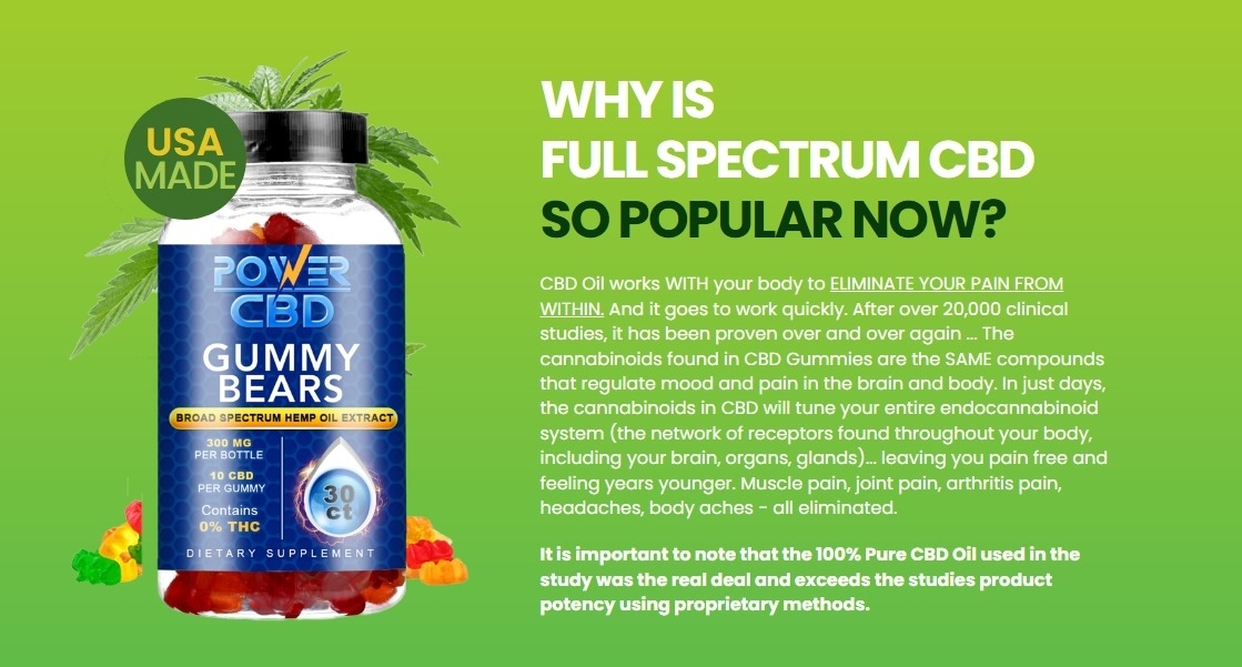 Power CBD Gummies UK Reviews, Full Spectrum Gummies Benefits And Working! -  PromoSimple Giveaways Directory